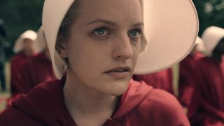 Elisabeth Moss in The Handmaid's Tale.