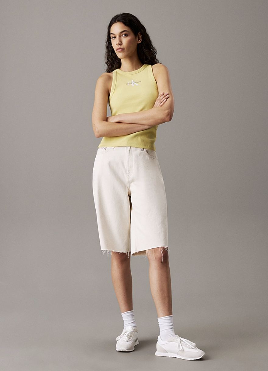 Calvin Klein, Relaxed Denim Bermuda Shorts