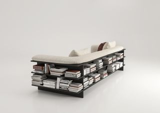 Karl Lagerfeld Maison sofa with bookcase