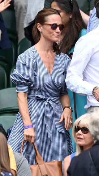 Pippa Middleton gingham Wimbledon dress