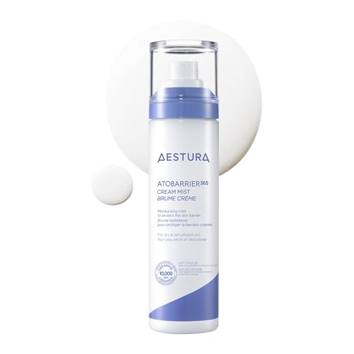 Aestura Atobarrier365 Cream Mist With 10,000ppm Ceramides | Moisture Barrier Support, Ultra-Fine Moisturizing Mist, Suitable for Dry Skin, 120ml / 4.06 Fl.oz.