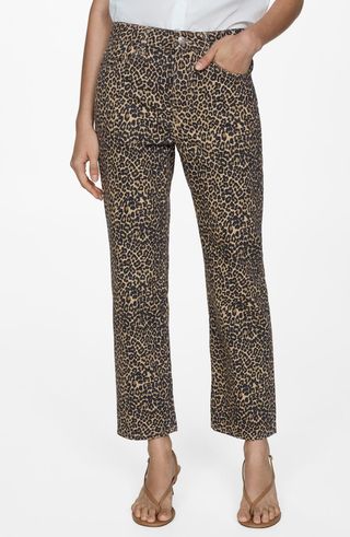 Leopard Print Jeans