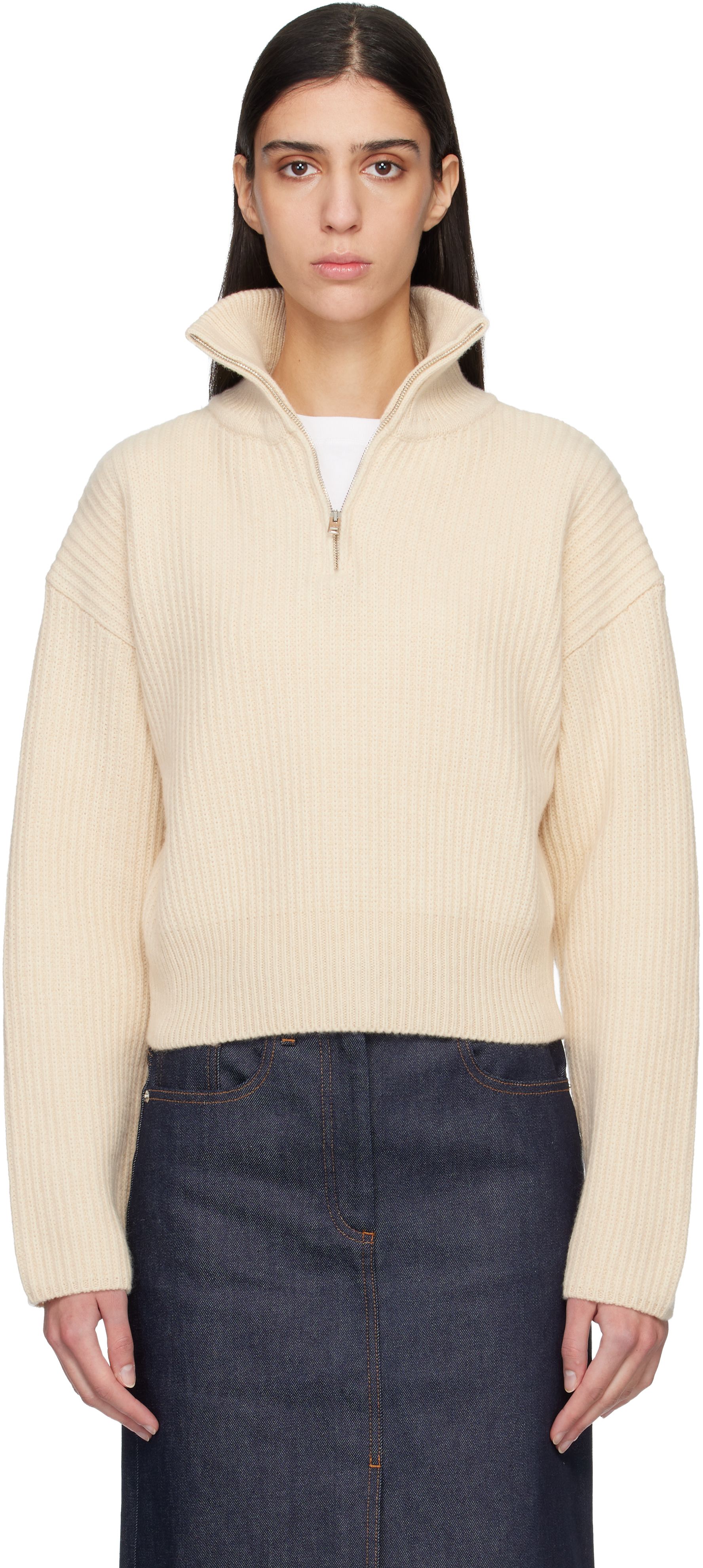 Off-White Wide-Rib Sweater