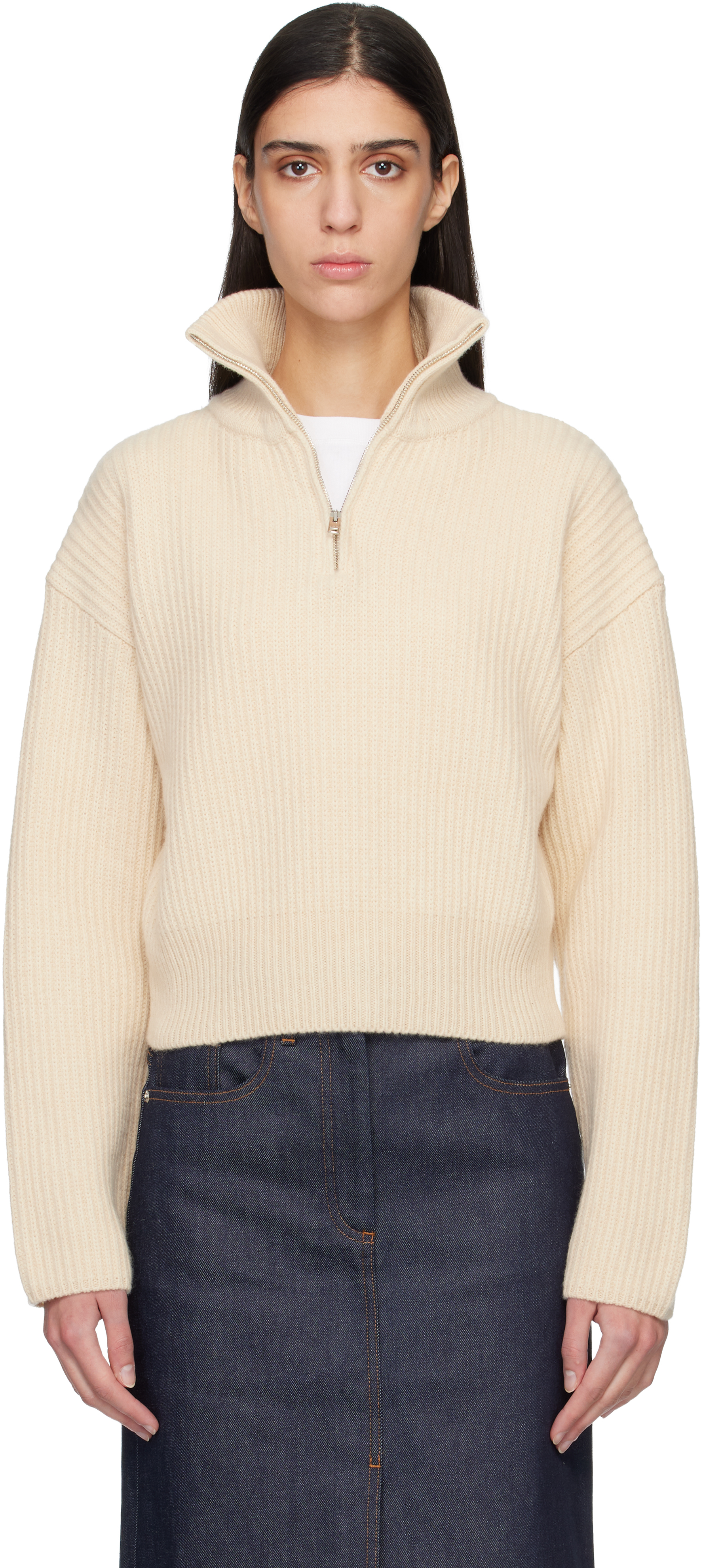 Off-White Wide-Rib Sweater