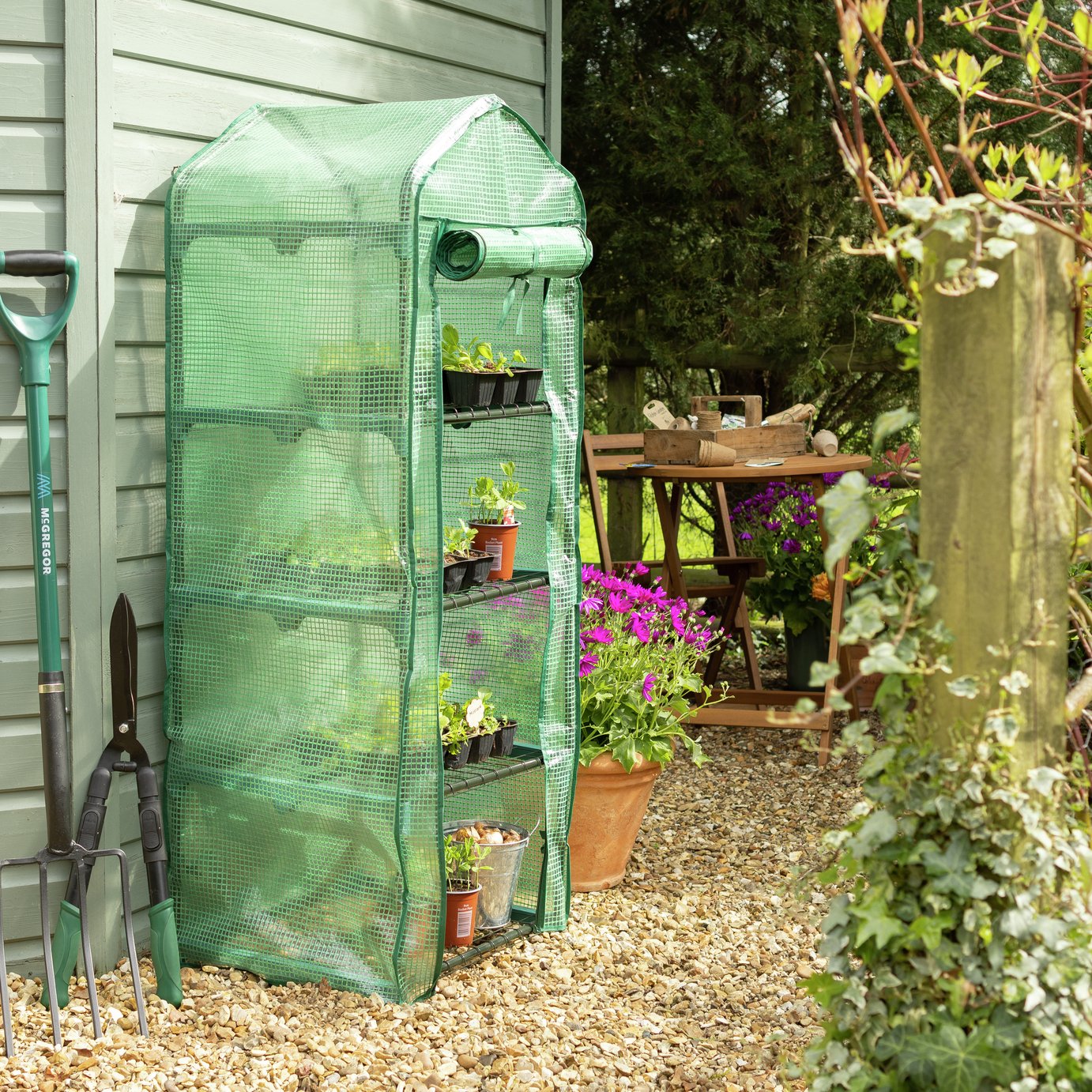 Mcgregor Garden 4 Tier Mini Greenhouse
