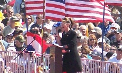 Palin in Searchlight, Nevada