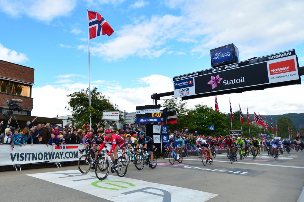 Alexander Kristoff (Katusha) takes out the stage 1 victory
