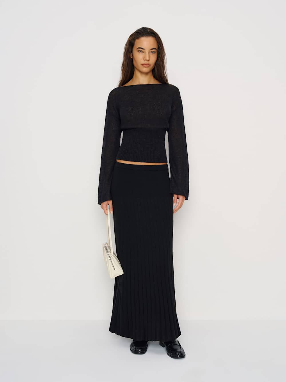 Ettie Regenerative Merino Midi Skirt