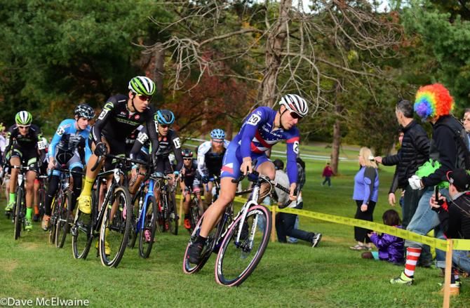 Jeremy Powers (Rapha Focus) took the hole-shot and never trailed in this race