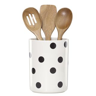 Kate Spade New York 4 Piece Cooking Utensil Set With Utensil Crock