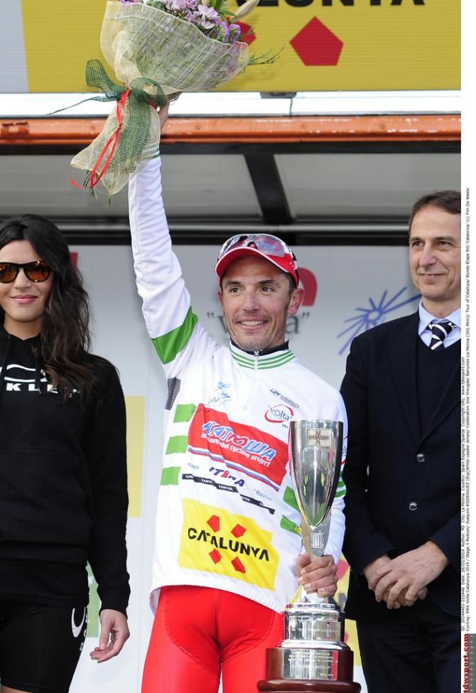 A happy Joaquim Rodriguez (Katusha) on the podium