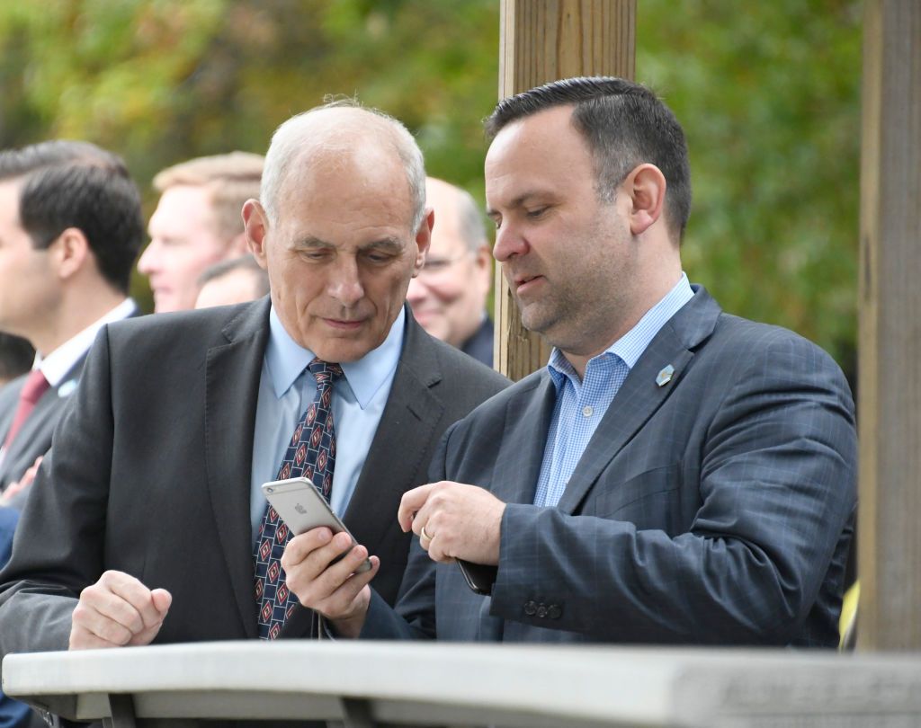 Dan Scavino and John Kelly.