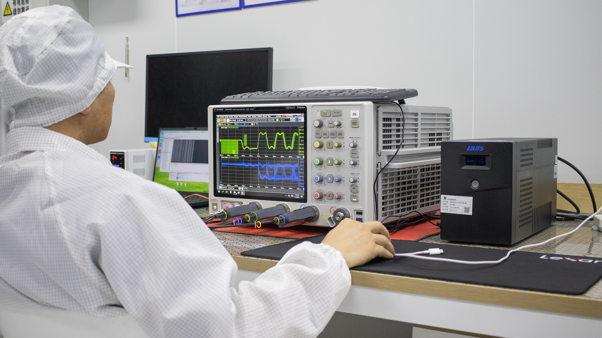 Signal Analysis testing at the R&D lab