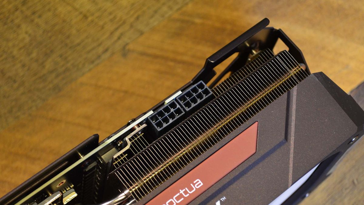 An Asus GeForce RTX 3080 Noctua on a table