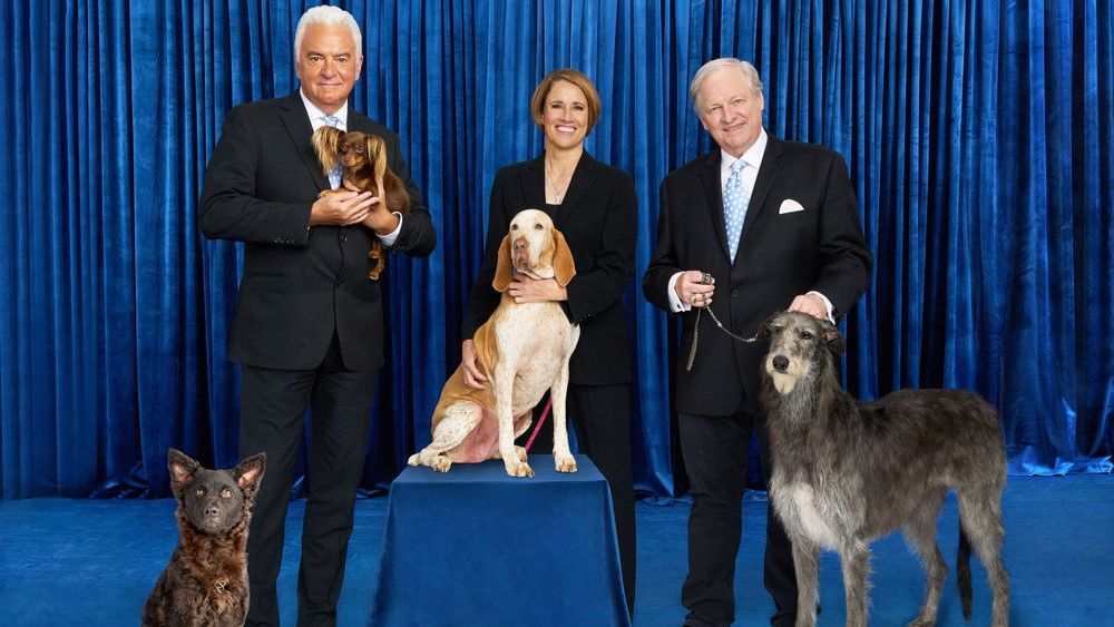 National Dog Show 2022 hosts John O&#039;Hurley, Mary Carillo and David Frei