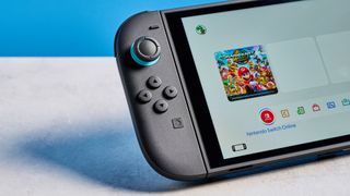 A Nintendo Switch 2 handheld console