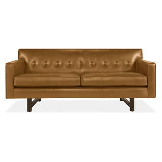 tufted leather sofa