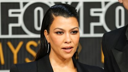 Kourtney Kardashian attends the 75th Primetime Emmy Awards at Peacock Theater on January 15, 2024 in Los Angeles, California. 
