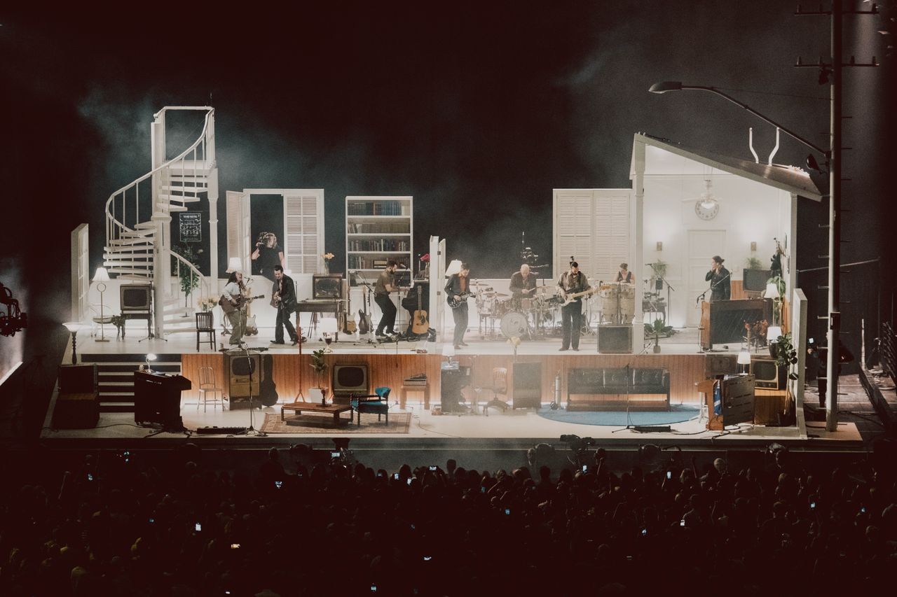 The 1975 stage Design