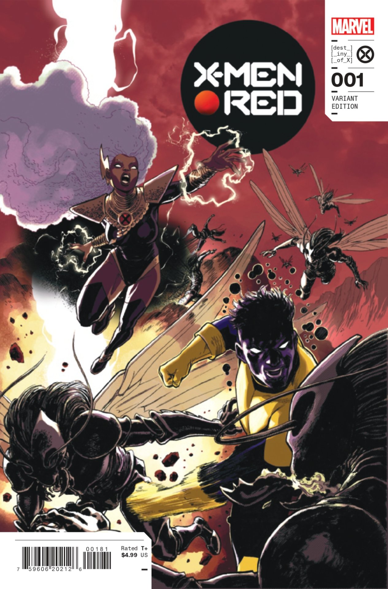 Portadas variantes de X-Men Red #1