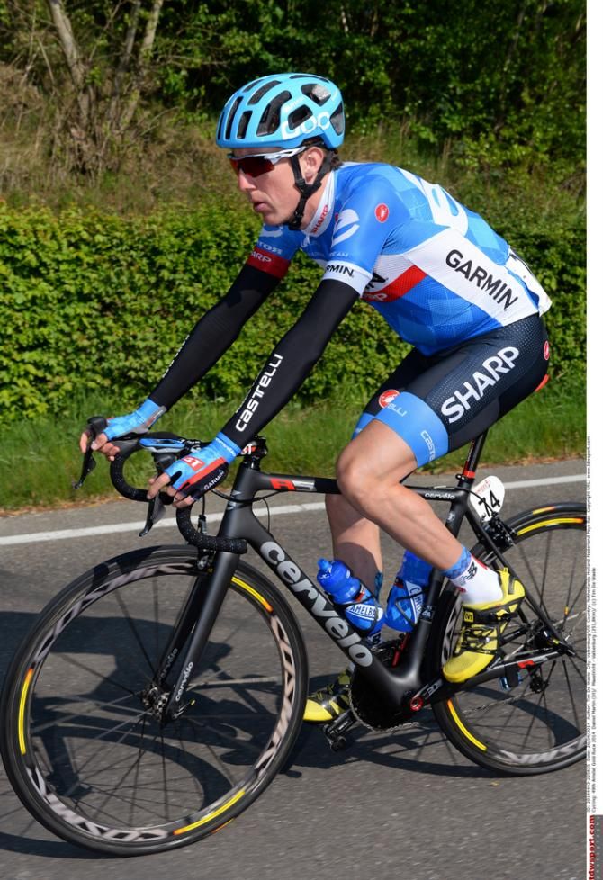 Dan Martin (Garmin Sharp) pulled out of the race with a sore knee