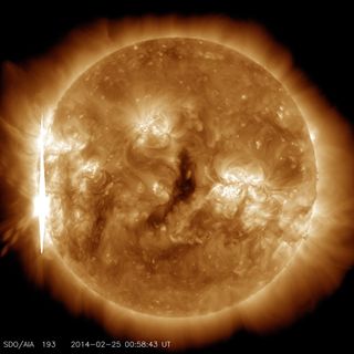X 4.9 Flare in 193 Angstrom Light