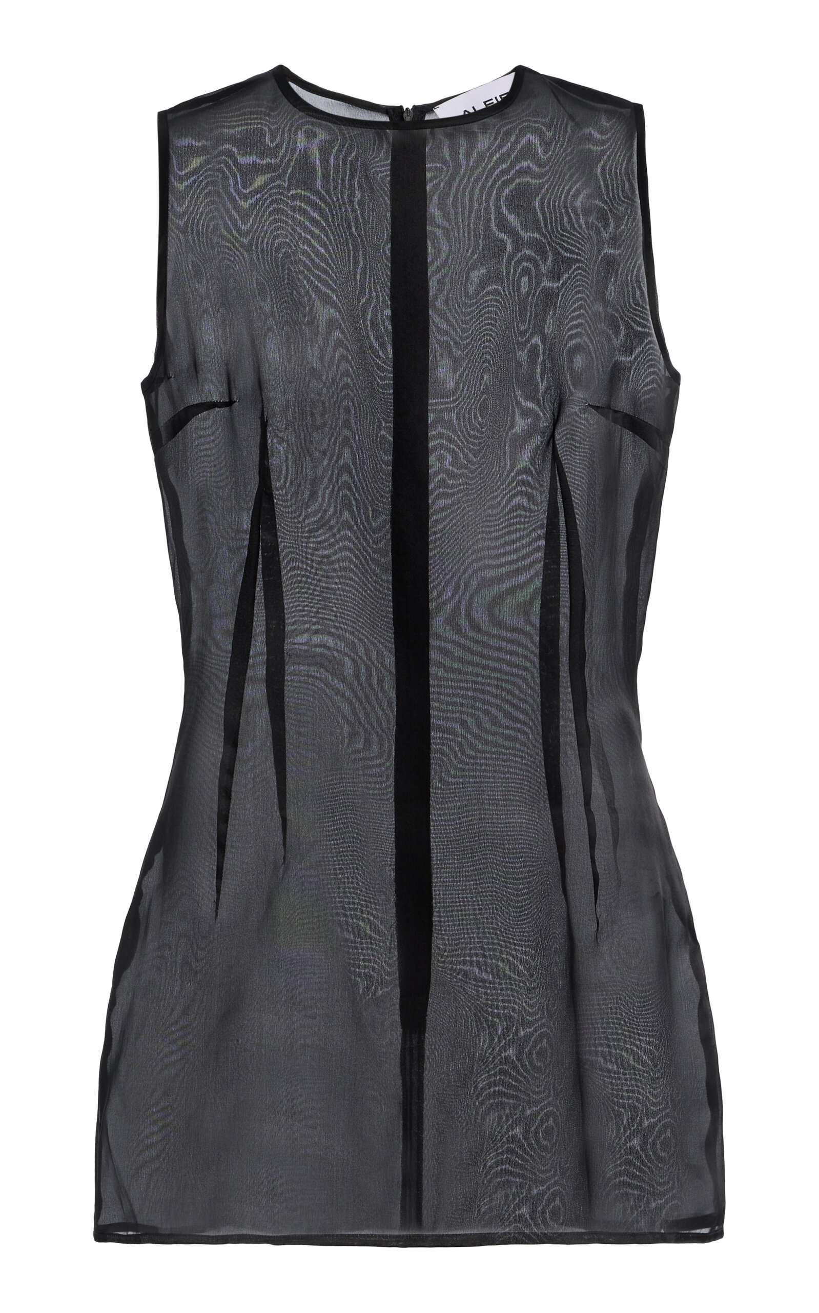 Nori Sheer Silk-Organza Mini Dress