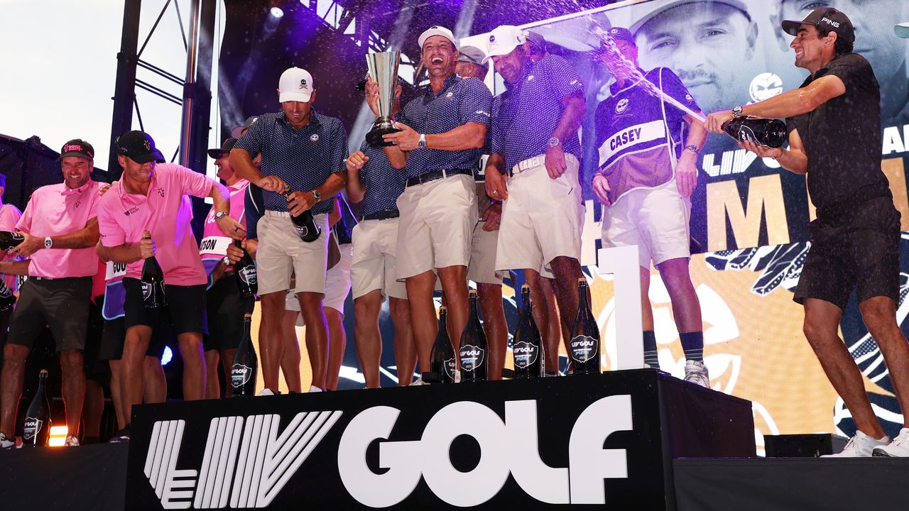 Crushers GC celebrates its win at the 2023 Team Championship