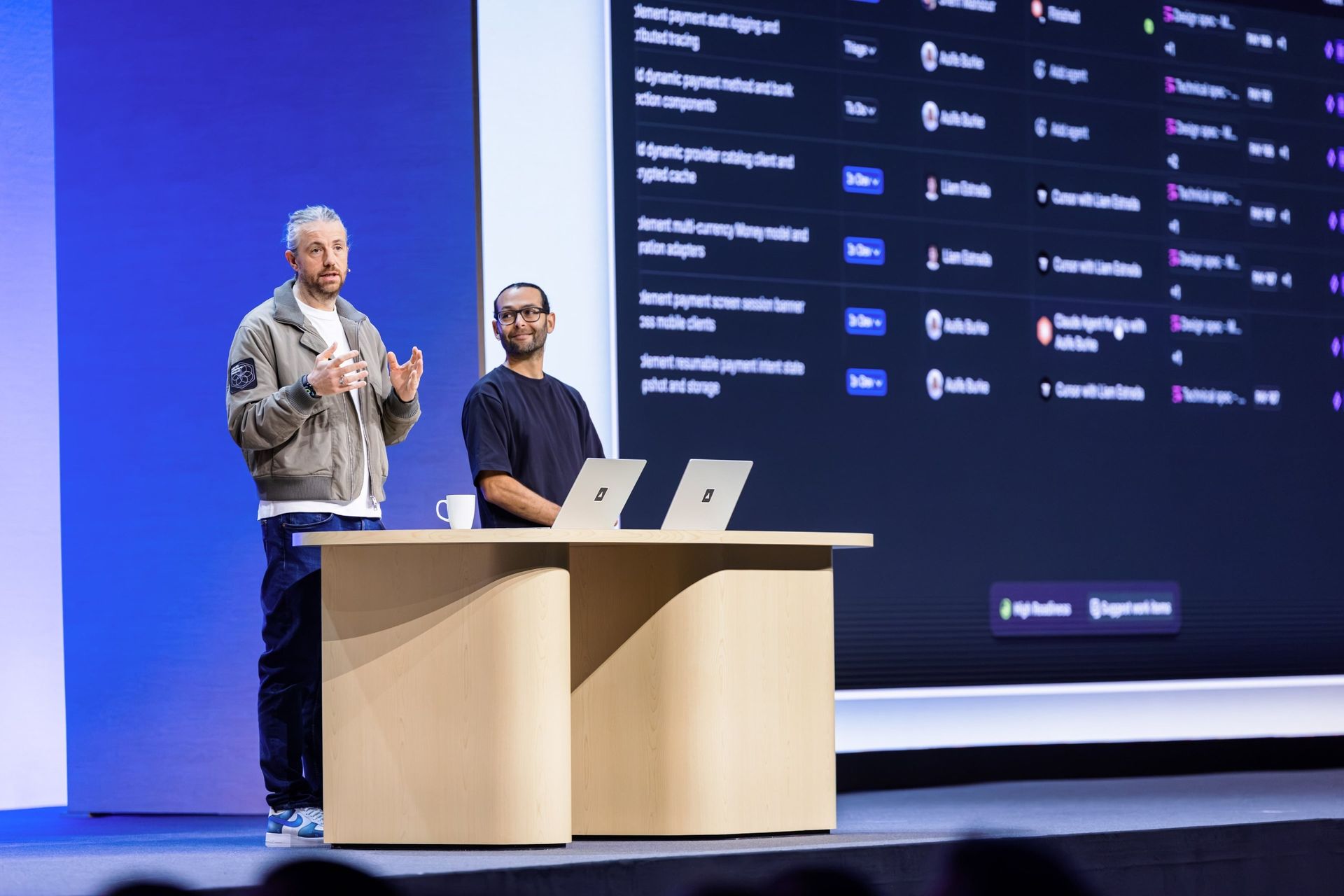 Atlassian CEO and Co-Founder Mike Cannon-Brookes and Head of AI, Sherif Mansour