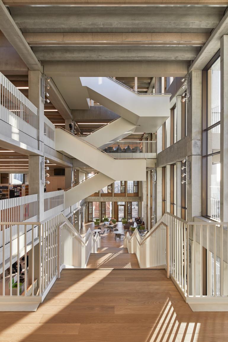 Kingston University staircase