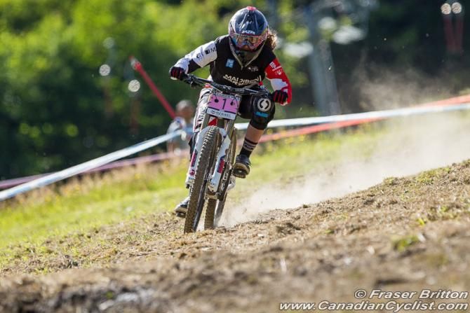 Overall World Cup winner, Manon Carpenter (GBr) Madison Saracen Factory Team