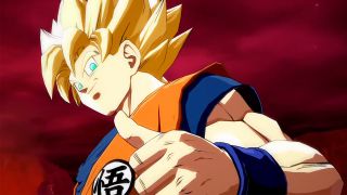 Goku gives a thumbs-up in Dragon Ball FighterZ.