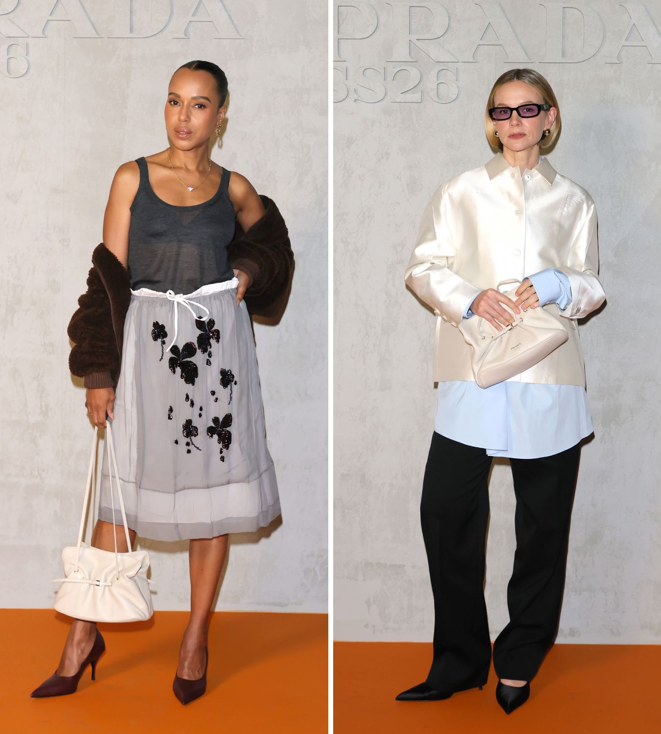 kerry washington and carey mulligan at prada ss26.