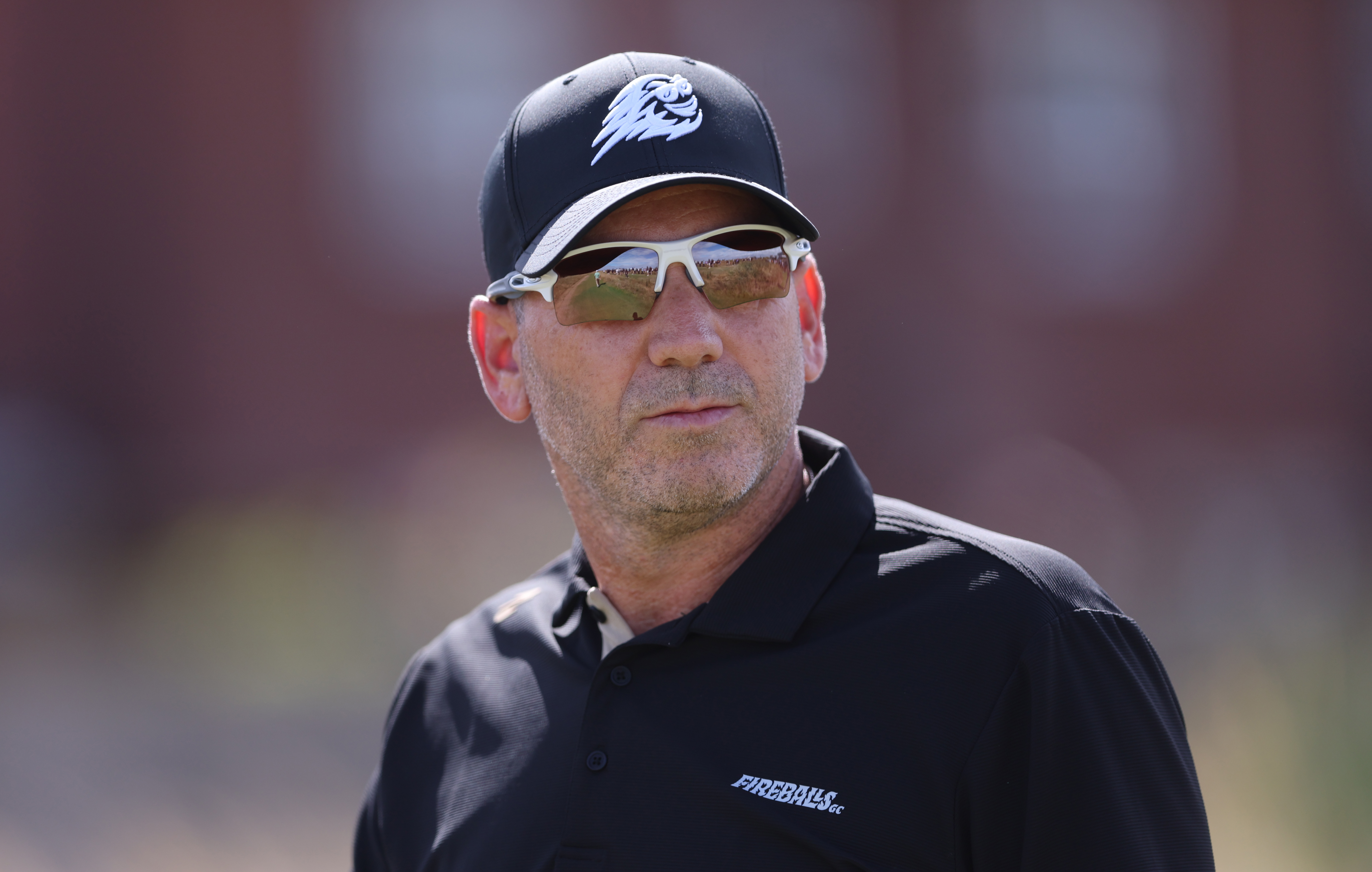 Sergio Garcia looks on during Final Qualifying for The Open in 2026