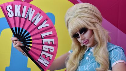 Drag artist Trixie Mattel poses during DragWorld UK at Olympia London on August 17, 2019 in London, England. DragWorld UK, Europe’s largest celebration of drag with the world's favourite Drag stars discussing everything about Drag, from the power of makeup to mental health and drag beyond gender. 