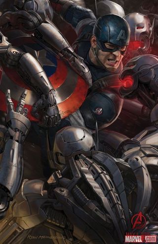 Avengers 2 Comic-Con Concept Art Captain America