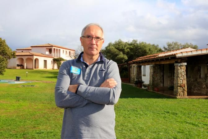 Astana team manager Giuseppe Martinelli in Sardegna