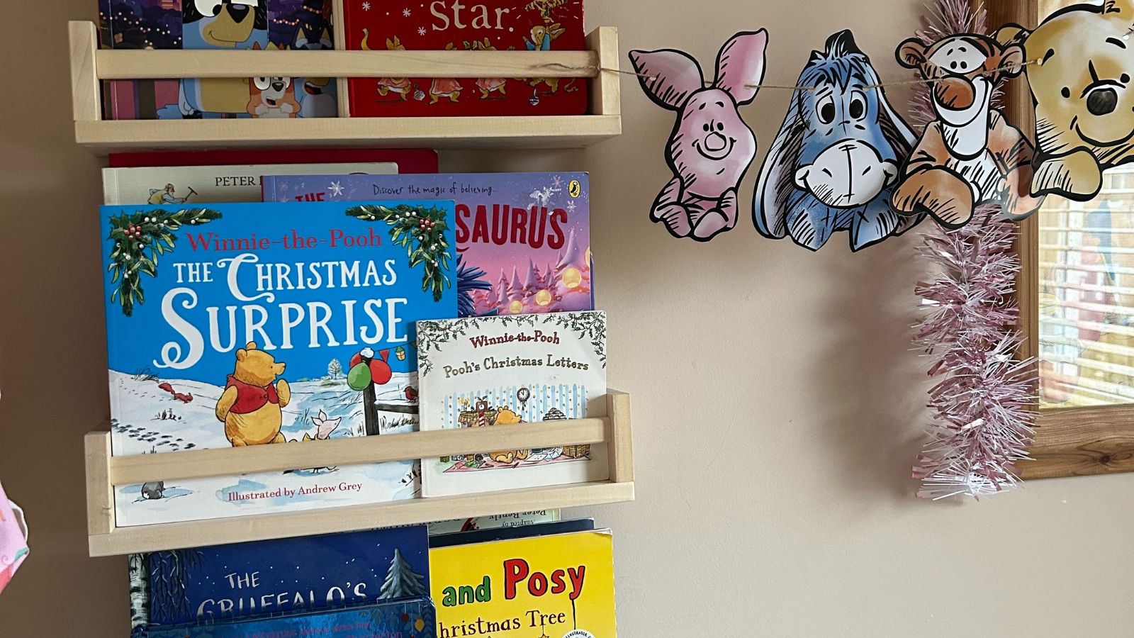 BEKV&amp;Auml;M Spice racks on wall in room, holding kids books