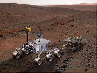 The Mars Science Laboratory (MSL) will be much larger than NASA's two Mars Exploration Rovers that began exploring the red planet in early 2004. Image