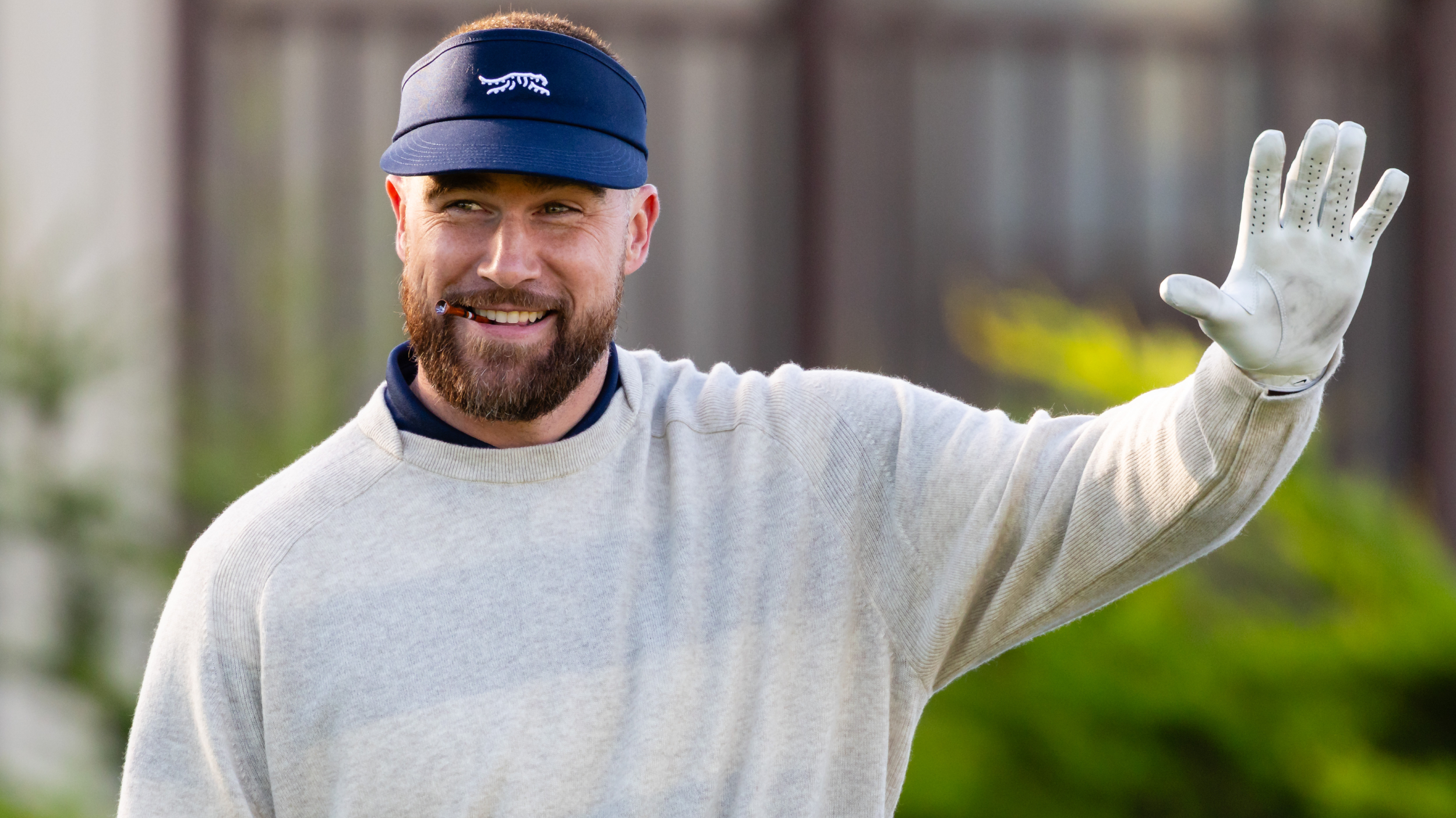Travis Kelce at the AT&amp;T Pebble Beach Pro-Am 