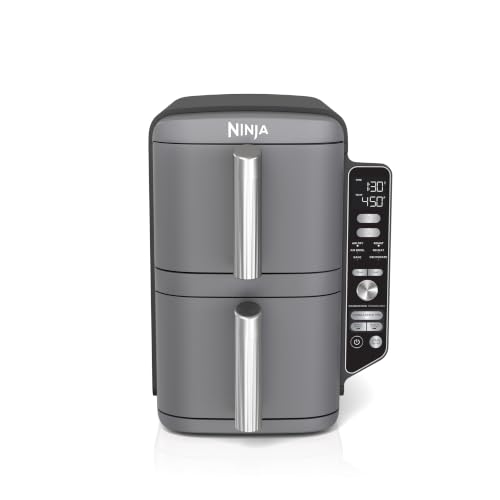 Ninja Air Fryer Doublestack Xl, 10 Qt, 6-In-1, Deep Grey, Sl401