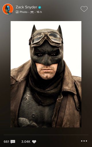 Ben Affleck as Batman on Vero