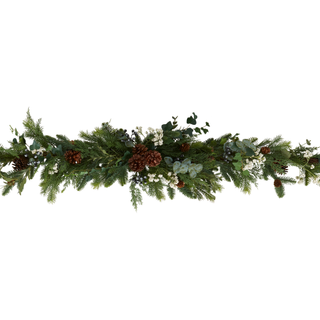 180cm Pre-Lit Ultimate Pinecone Centrepiece Garland