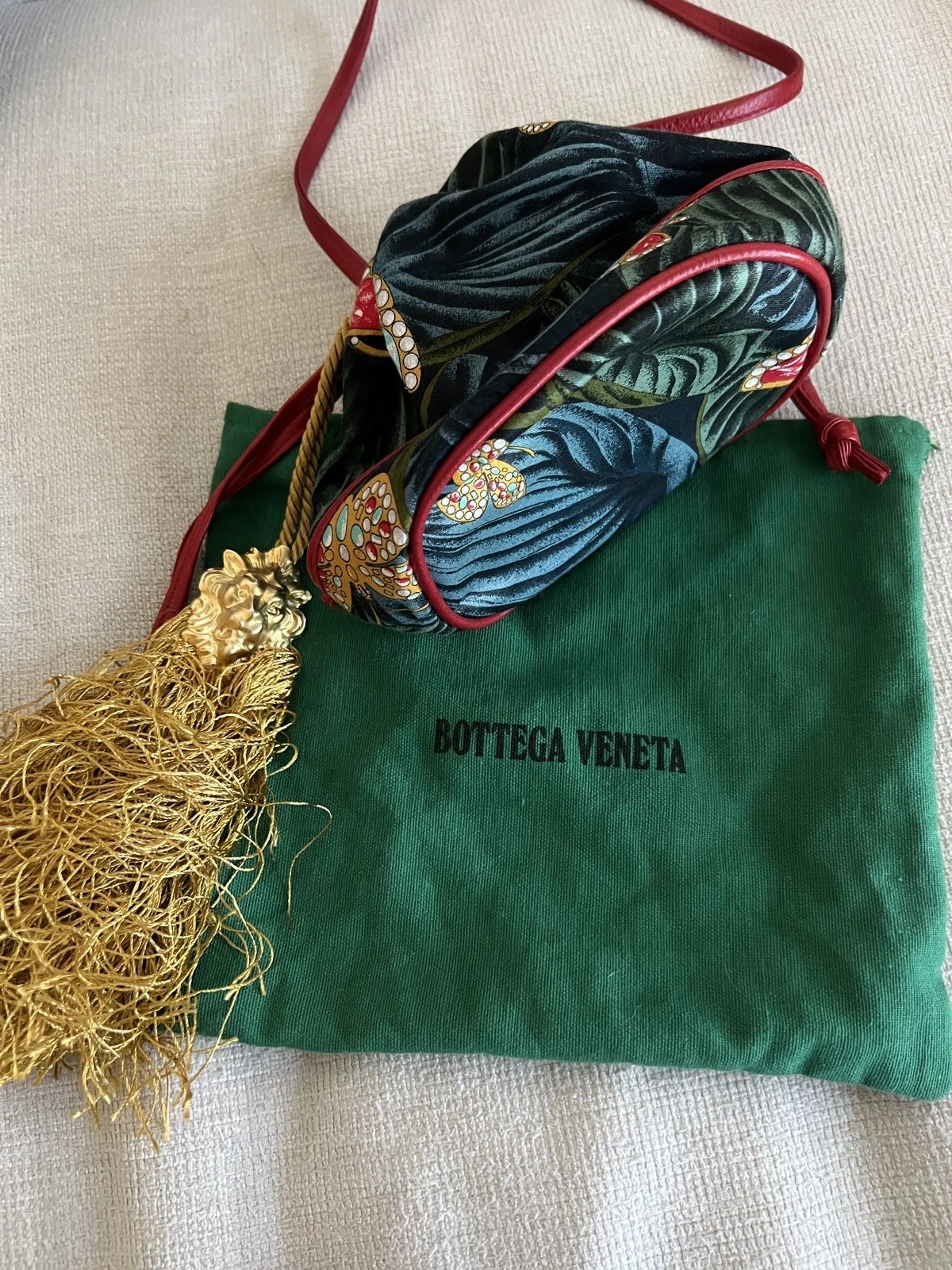ebay, bottega Veneta Bag Vintage Butterfly Tassel Bag/Rare. In Perfect Condition