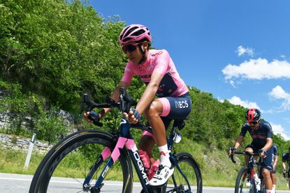 Egan Bernal on stage 10 of the 2021 Giro d'Italia