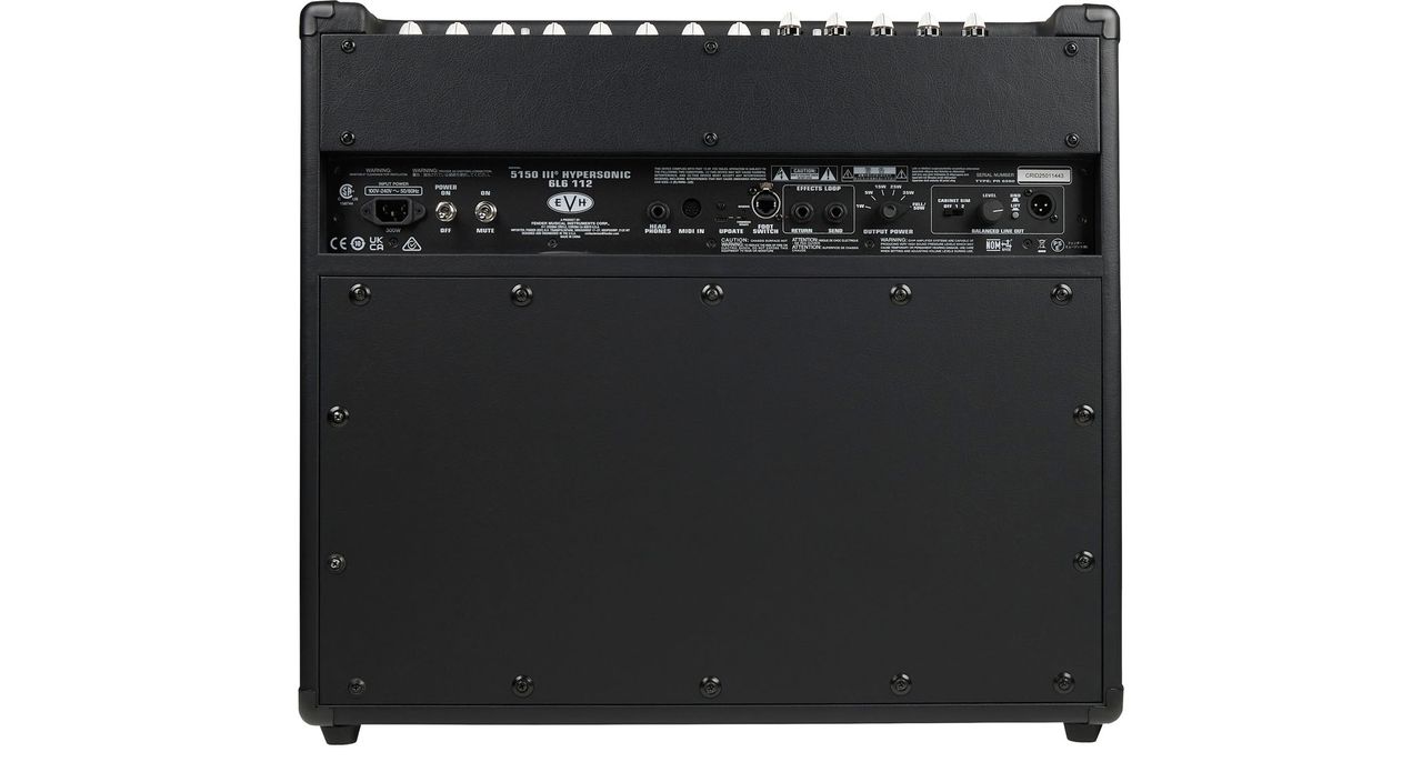 EVH Gear Hypersonic 5150III 6L6: The new all-digital modelling combo offers the same stylings and super-hot tone as its all-tube predecessor but is 16kg lighter