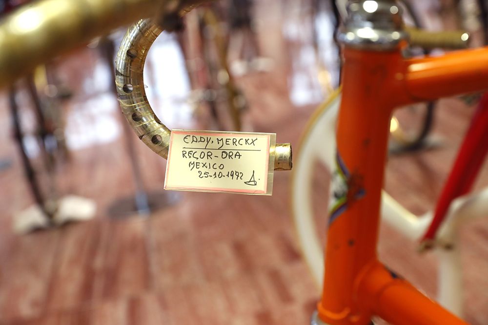Eddy Merckx's Hour Record bike