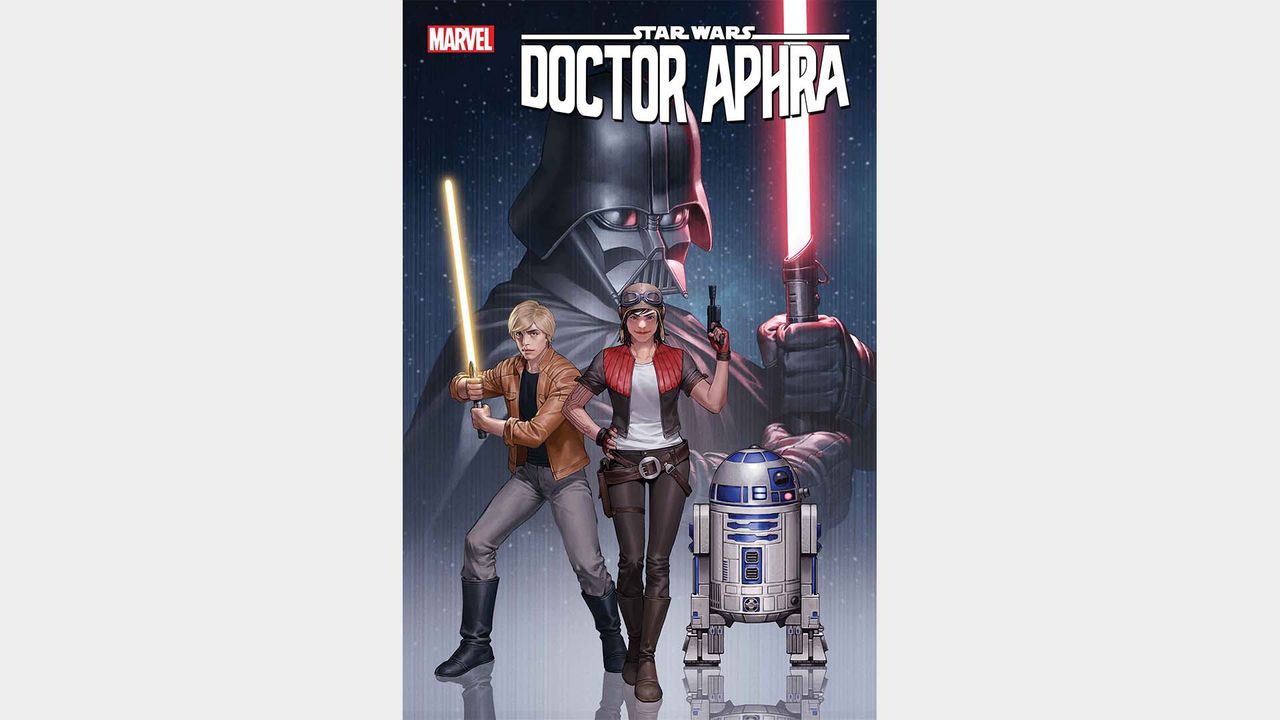 Dr Aphra, with Luke and R2-D2