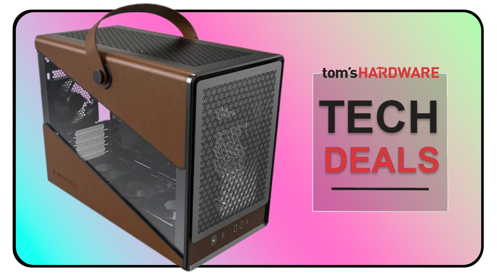 One of the most unique PC cases you can buy just hit its lowest-ever price — Montech's leather-bound Heritage Pro Micro ATX PC even comes with a handle for portability