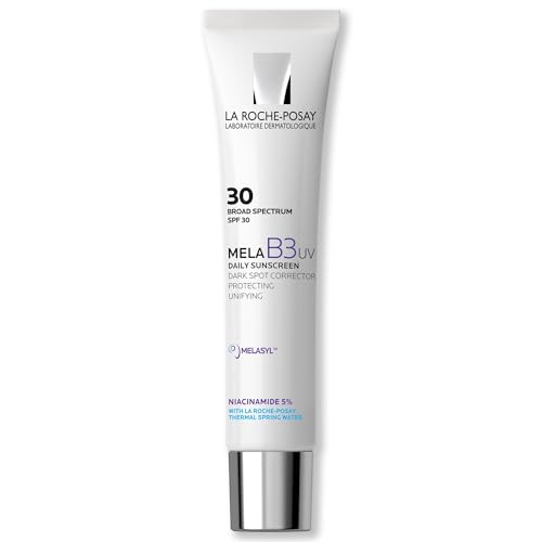 La Roche-Posay Mela B3 Uv Daily Sunscreen, Face Moisturizer With Spf 30 + Anti-Aging Melasyl + 5% Niacinamide, Helps Correct &amp;amp; Protect From Sun Damage, Face Sunscreen With No White Cast, 40ml